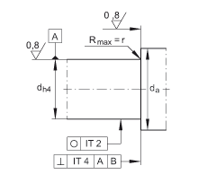 角接觸球軸承單元 ZKLFA1563-2Z, 雙向，螺釘安裝，兩側(cè)間隙密封