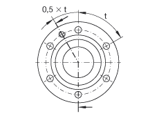 推力角接觸球軸承 ZKLF2068-2Z, 雙向，螺釘安裝，兩側(cè)間隙密封