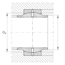 關(guān)節(jié)軸承 GE200-LO, 根據(jù) DIN ISO 12 240-1 標準，需維護